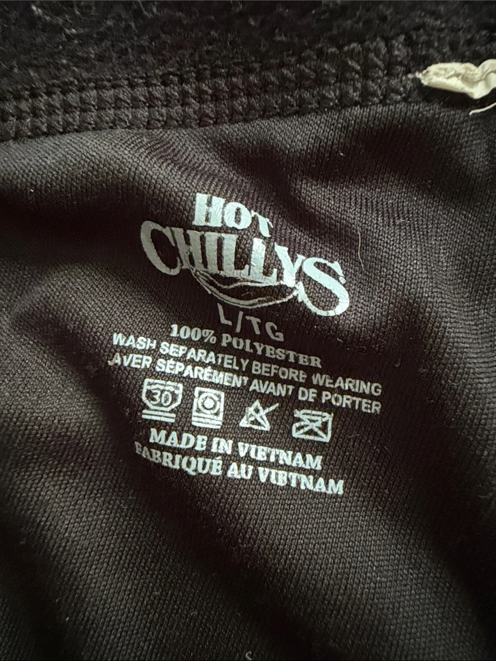 Hot Chillys Men's Black Thermal Base Layer Joggers